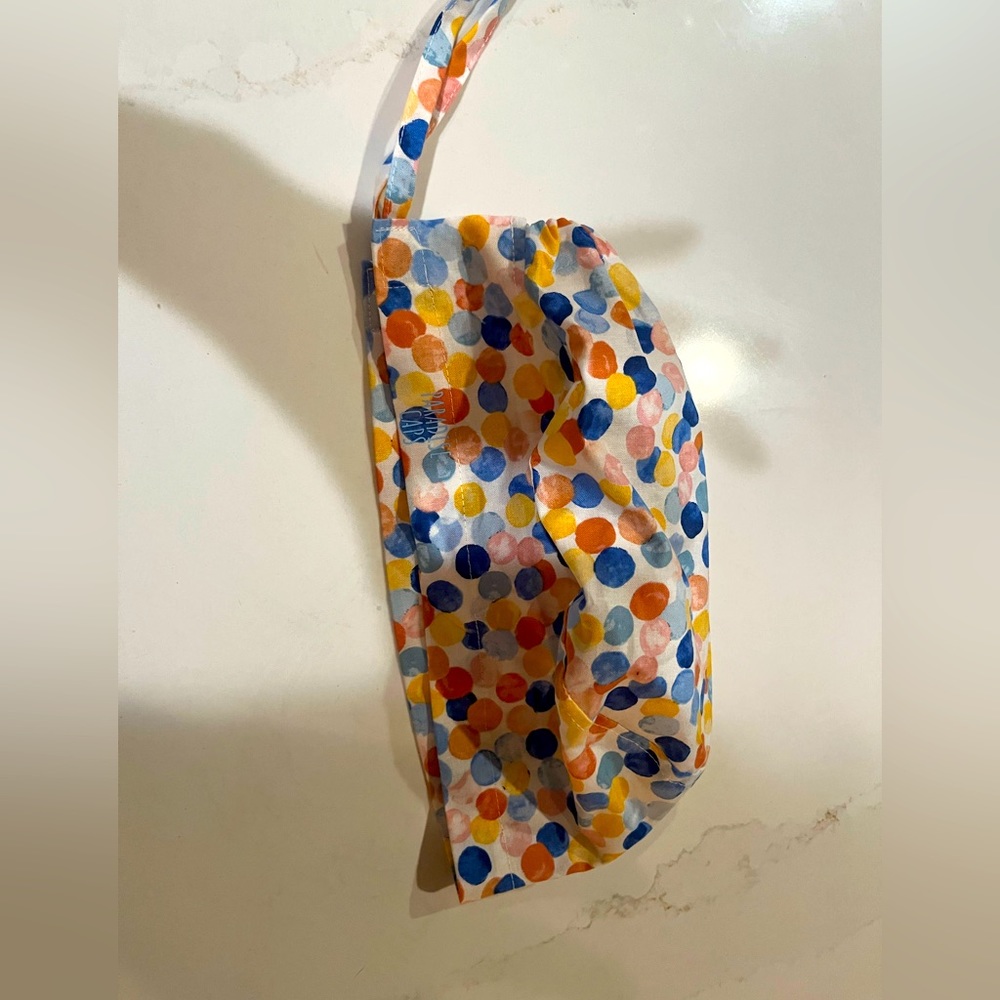 Scrub cap- multi colored polka dots
